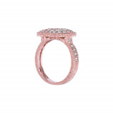 Jewelmi Custom 14k Rose Gold Diamond Ring photo 2