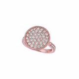 Jewelmi Custom 14k Rose Gold Diamond Ring photo