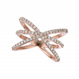 Jewelmi Custom 14k Rose Gold Diamond Ring photo