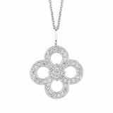 Jewelmi Custom 14k White Gold Diamond Necklace photo
