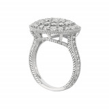 Jewelmi Custom 14k White Gold Diamond Ring photo 2