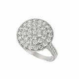 Jewelmi Custom 14k White Gold Diamond Ring photo