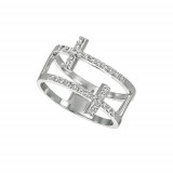 Jewelmi Custom 14k White Gold Diamond Ring photo
