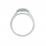 Jewelmi Custom 14k White Gold Diamond Ring photo 2