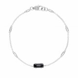 Tacori Sterling Silver Horizon Shine Gemstone Women's Bracelet - SB22519 photo