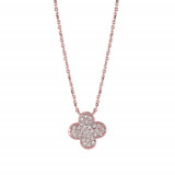 Jewelmi Custom 14k Rose Gold Diamond Necklace photo