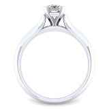 Gabriel & Co 14K White Gold Contemporary Solitaire Diamond Engagement Ring - ER11832E3PTJJJ photo 2