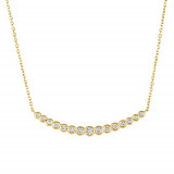 Jewelmi Custom 14k Yellow Gold Diamond Necklace photo