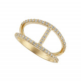 Jewelmi Custom 14k Yellow Gold Diamond Ring photo