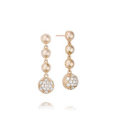 Tacori 18k Rose Gold Sonoma Mist Diamond Drop Earring - SE206P photo