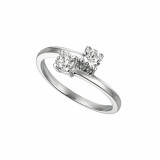 Jewelmi Custom 14k White Gold Diamond Ring photo