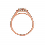 Jewelmi Custom 14k Rose Gold Diamond Ring photo 2