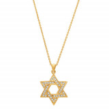 Jewelmi Custom 14k Yellow Gold Diamond Necklace photo