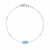 Tacori Sterling Silver Horizon Shine Gemstone Women's Bracelet - SB22402 photo