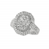 Jewelmi Custom 14k White Gold Diamond Ring photo