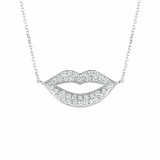 Jewelmi Custom 14k White Gold Diamond Necklace photo