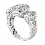 Jewelmi Custom 14k White Gold Diamond Ring photo 2