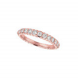 Jewelmi Custom 14k Rose Gold Diamond Ring photo