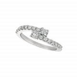 Jewelmi Custom 14k White Gold Diamond Ring photo
