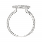 Jewelmi Custom 14k White Gold Diamond Ring photo 2