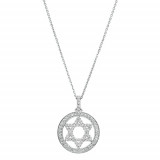 Jewelmi Custom 14k White Gold Diamond Necklace photo
