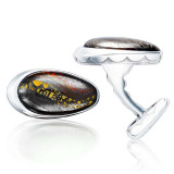 Tacori Sterling Silver Retro Classic Gemstone Men's Cuffink - MCL11439 photo