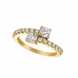 Jewelmi Custom 14k Yellow Gold Diamond Ring photo