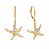 Jewelmi Custom 14k Yellow Gold Diamond Earrings photo