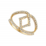 Jewelmi Custom 14k Yellow Gold Diamond Ring photo