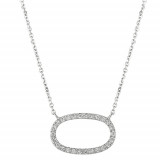 Jewelmi Custom 14k White Gold Diamond Necklace photo