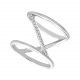 Jewelmi Custom 14k White Gold Diamond Ring photo