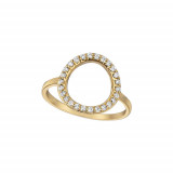 Jewelmi Custom 14k Yellow Gold Diamond Ring photo