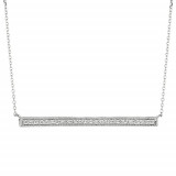Jewelmi Custom 14k White Gold Diamond Necklace photo