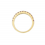 Jewelmi Custom 14k Yellow Gold Ruby Stackable Ring photo 2