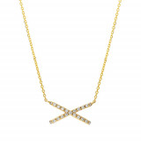 Jewelmi Custom 14k Yellow Gold Diamond Necklace photo