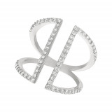 Jewelmi Custom 14k White Gold Diamond Ring photo