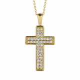 Jewelmi Custom 14k Yellow Gold Diamond Necklace photo
