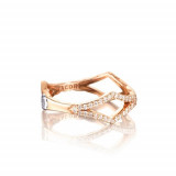 Tacori 18k Rose Gold The Ivy Lane Diamond Men's Ring - SR205P photo