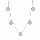 Jewelmi Custom 14k White Gold Diamond Necklace photo